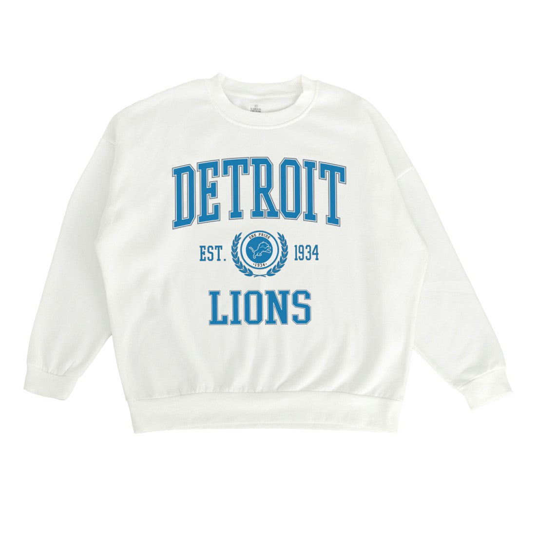 NFL Detroit Lions Gameday Couture Women's Timeless Triumph Premium Fleece Pullover Sweatshirt