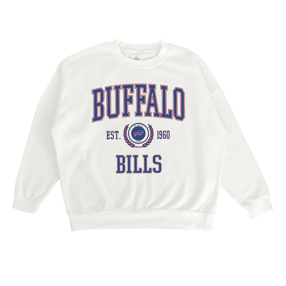 NFL Buffalo Bills Gameday Couture Women's Timeless Triumph Premium Fleece Pullover Sweatshirt