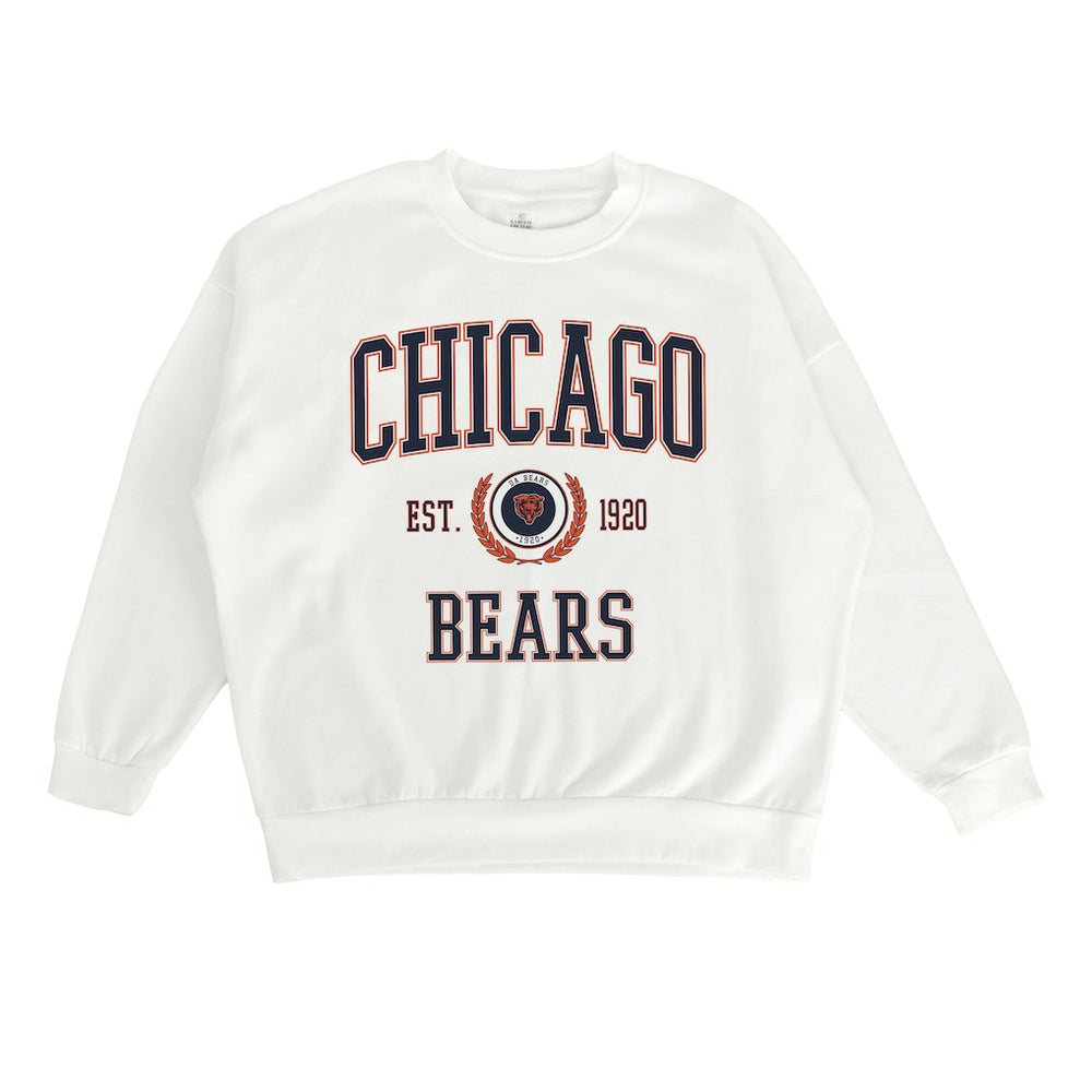NFL Chicago Bears Gameday Couture Women's Timeless Triumph Premium Fleece Pullover Sweatshirt