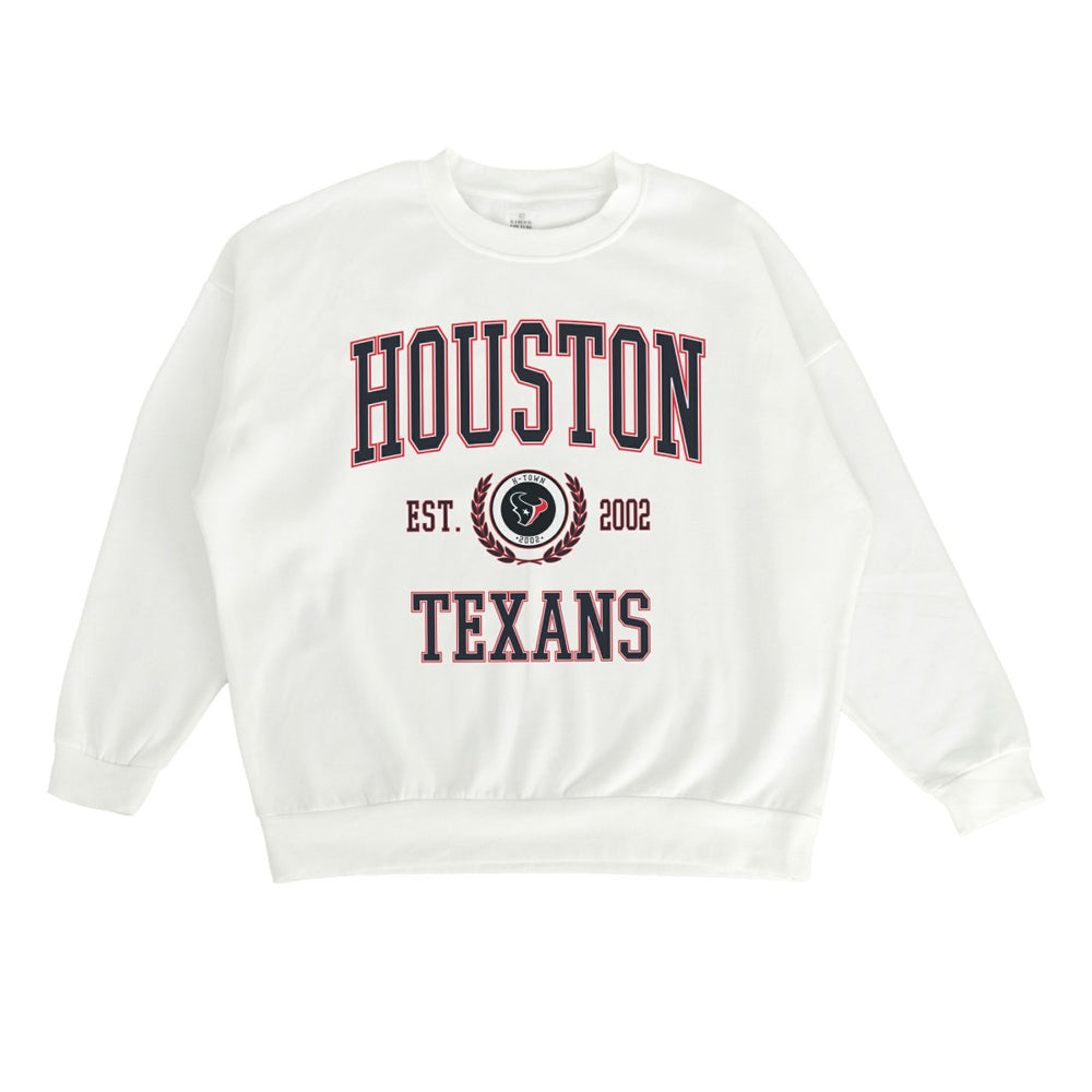 NFL Houston Texans Gameday Couture Women's Timeless Triumph Premium Fleece Pullover Sweatshirt
