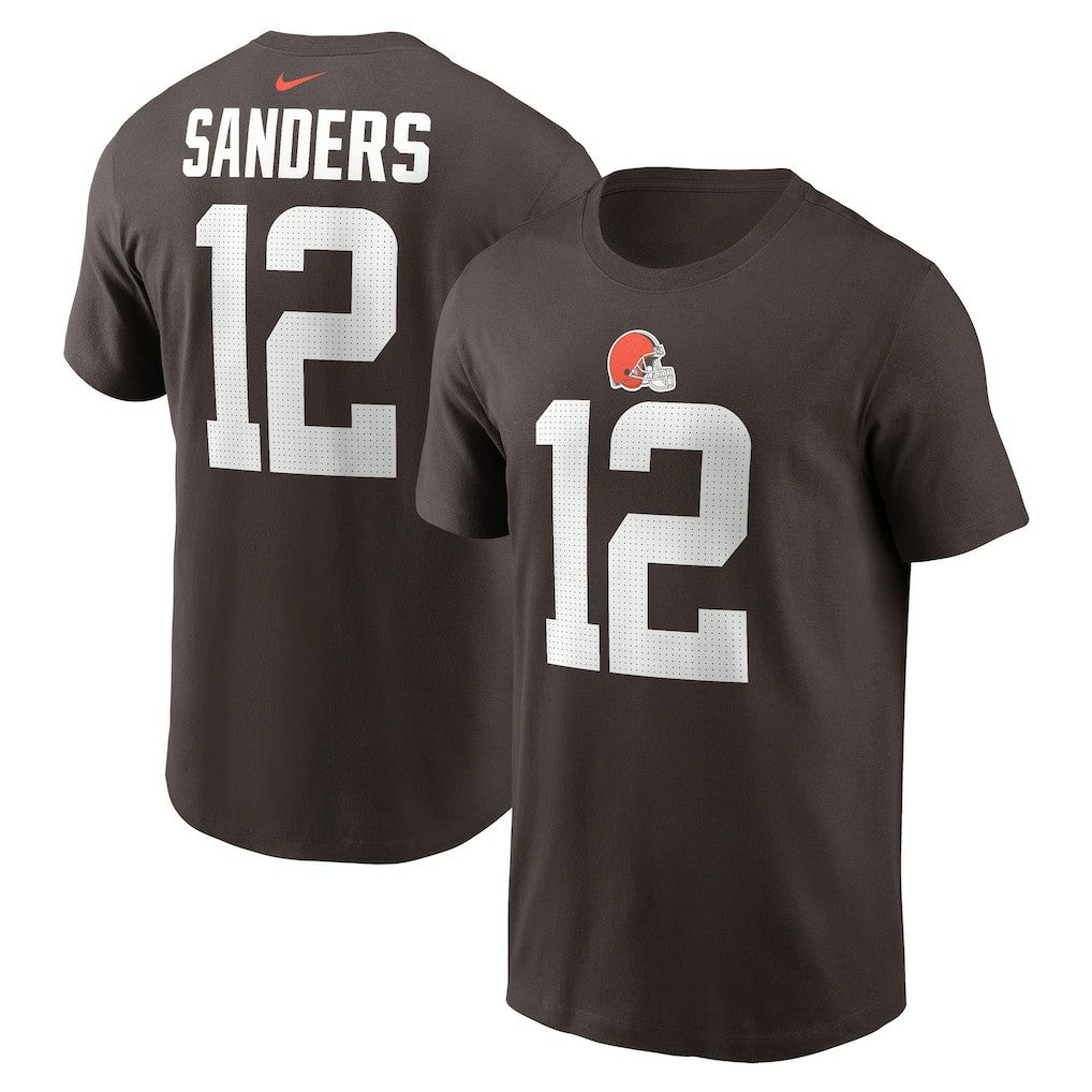NFL Cleveland Browns Shedeur Sanders  Youth 2025 NFL Draft Player Name & Number T-Shirt