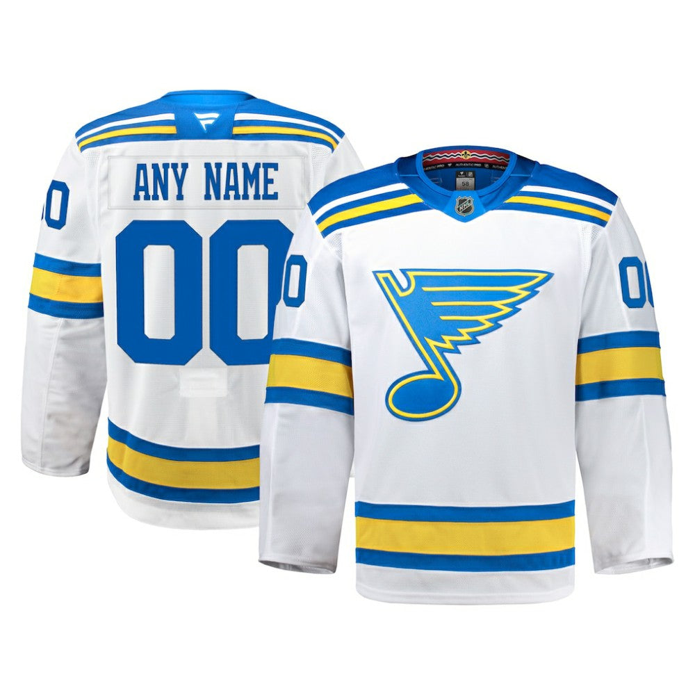 St. Louis Blues Fanatics Away Authentic Pro Custom Jersey