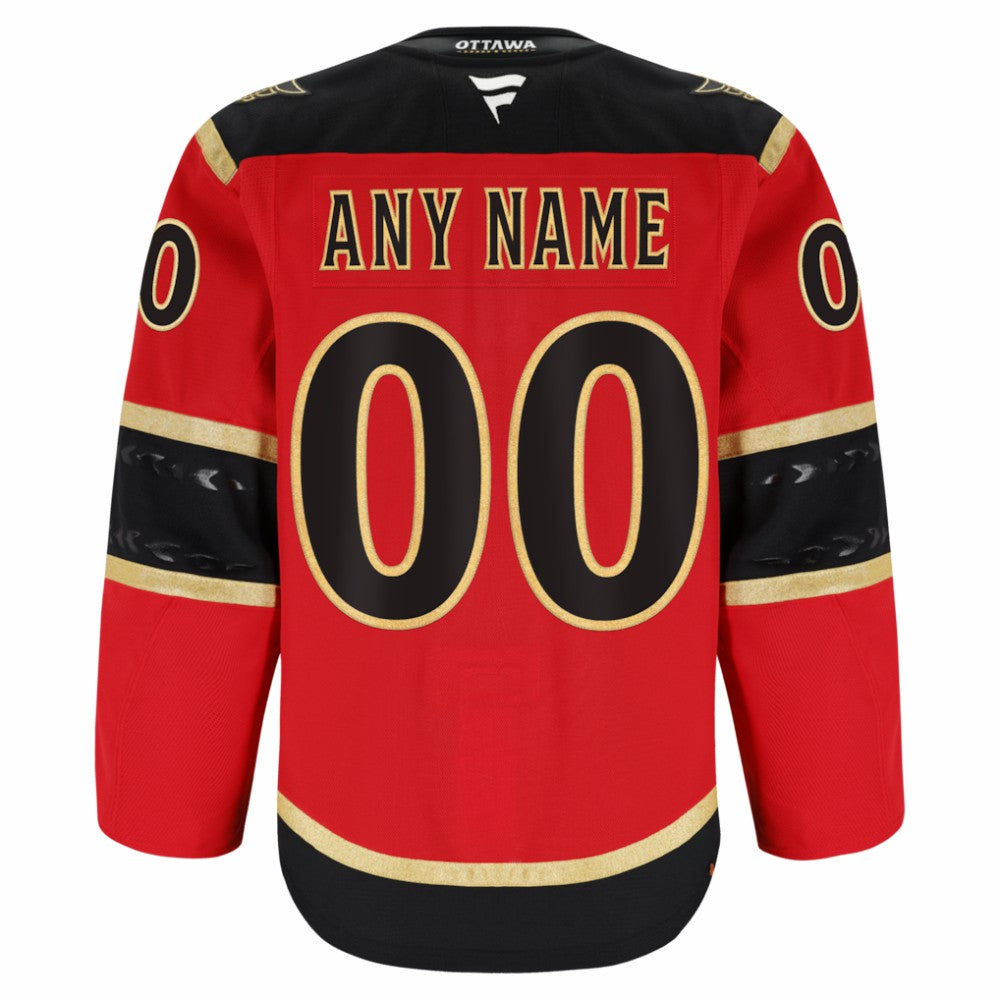 Ottawa Senators Fanatics Alternate Authentic Pro Custom Jersey