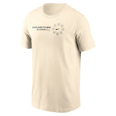 Chicago Cubs Pinwheel Lockup T-Shirt - Natural | Nike