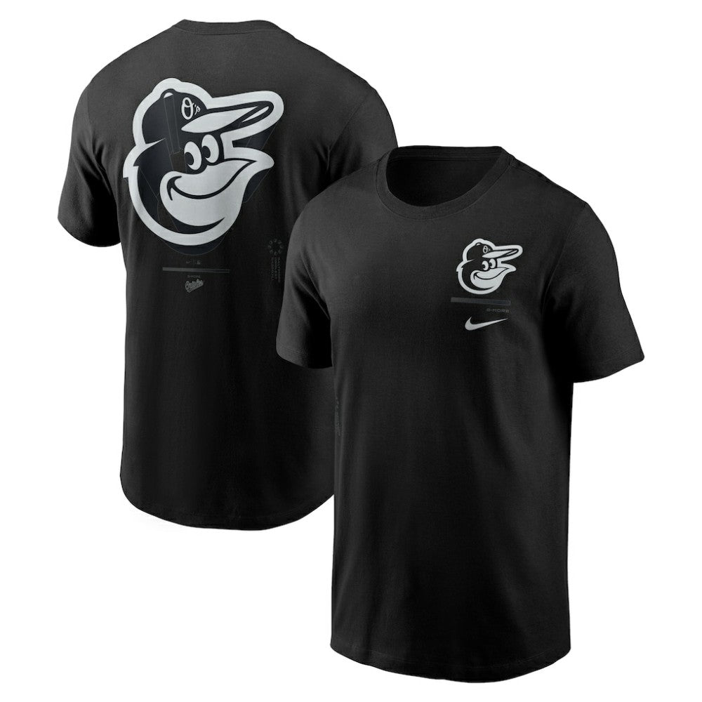 Baltimore Orioles  Bar Loading T-Shirt - Black | Nike