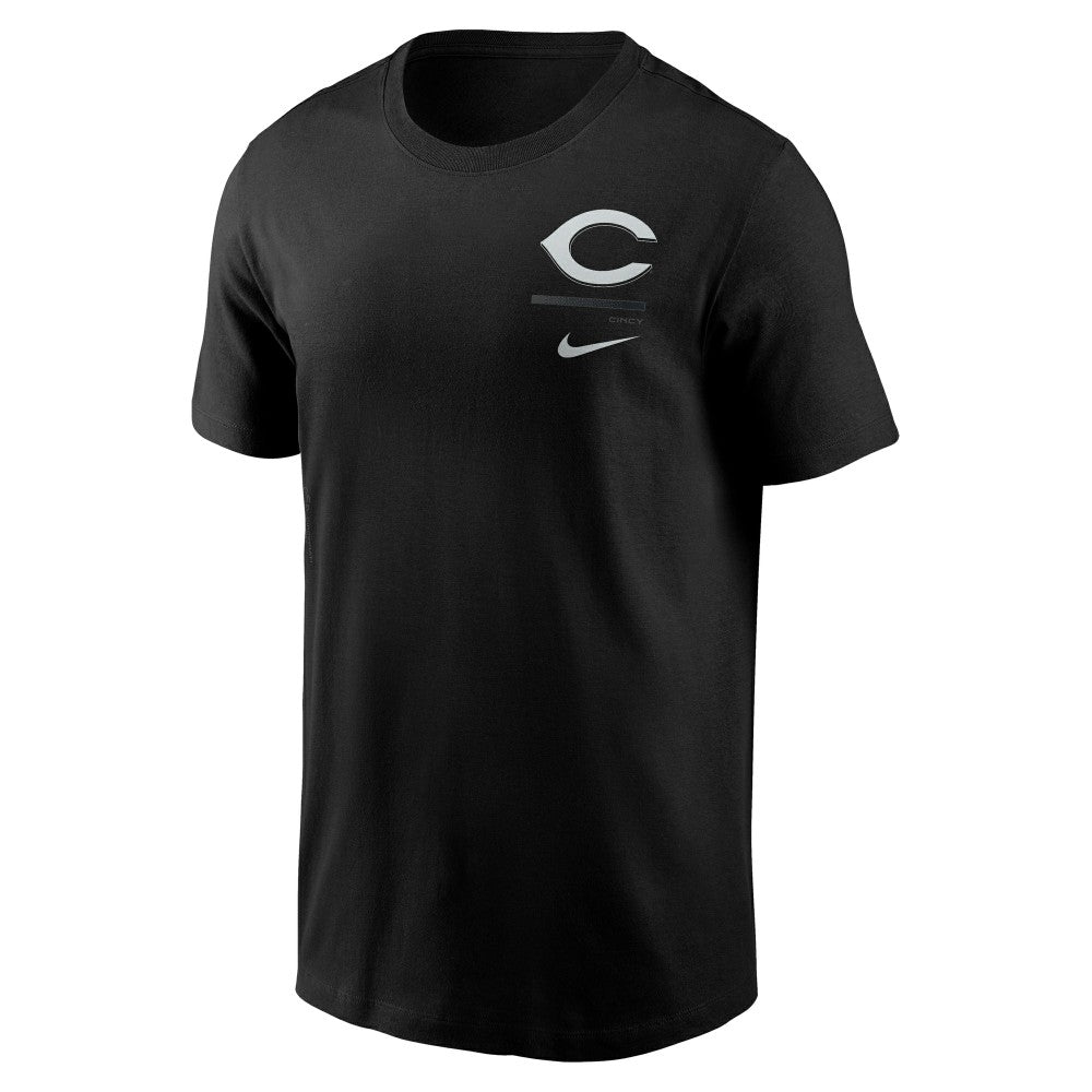 Cincinnati Reds  Bar Loading T-Shirt - Black | Nike
