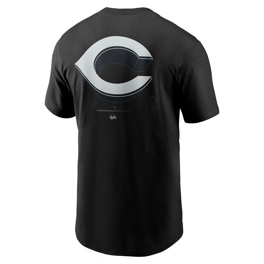 Cincinnati Reds  Bar Loading T-Shirt - Black | Nike
