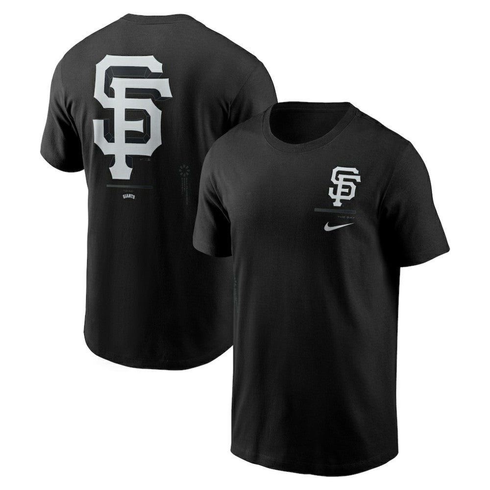 San Francisco Giants  Bar Loading T-Shirt - Black | Nike