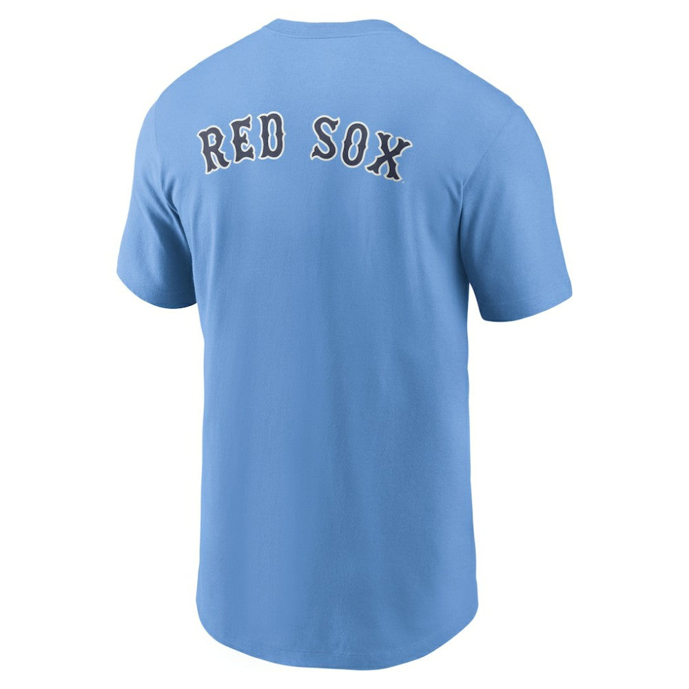 Boston Red Sox Record Shattered T-Shirt - Light Blue | Nike