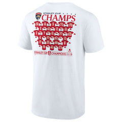 Florida Panthers Fanatics 2025 Stanley Cup Champions Jersey Roster T-Shirt