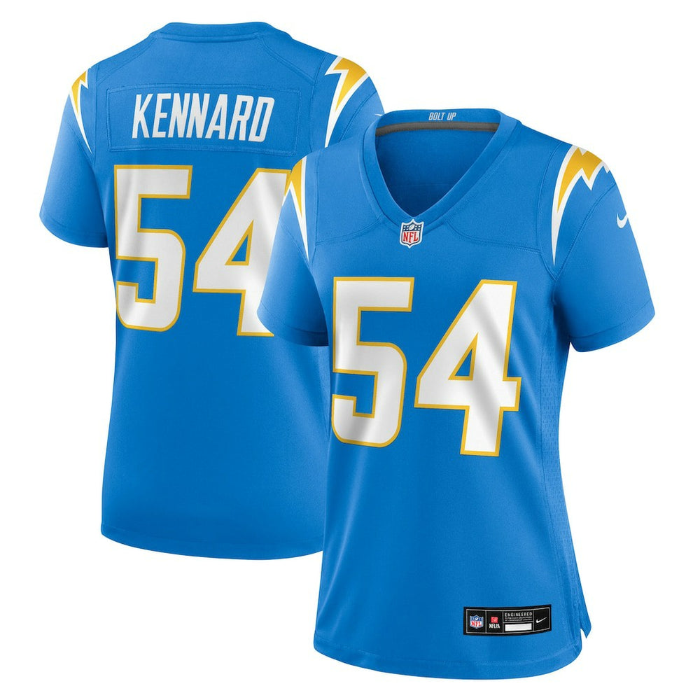 NFL Los Angeles Chargers Kyle Kennard  Women's Team Game Jersey