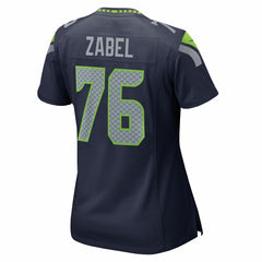 NFL Seattle Seahawks Grey Zabel  Women's Team Game Jersey