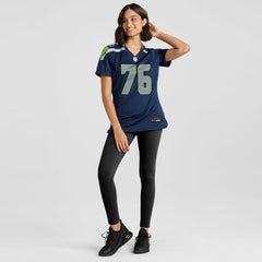 NFL Seattle Seahawks Grey Zabel  Women's Team Game Jersey