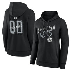 Brooklyn Nets Women's Hustle Custom Pullover Hoodie - Black for sale