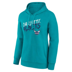 Charlotte Hornets Women's Hustle Custom Pullover Hoodie - Teal online