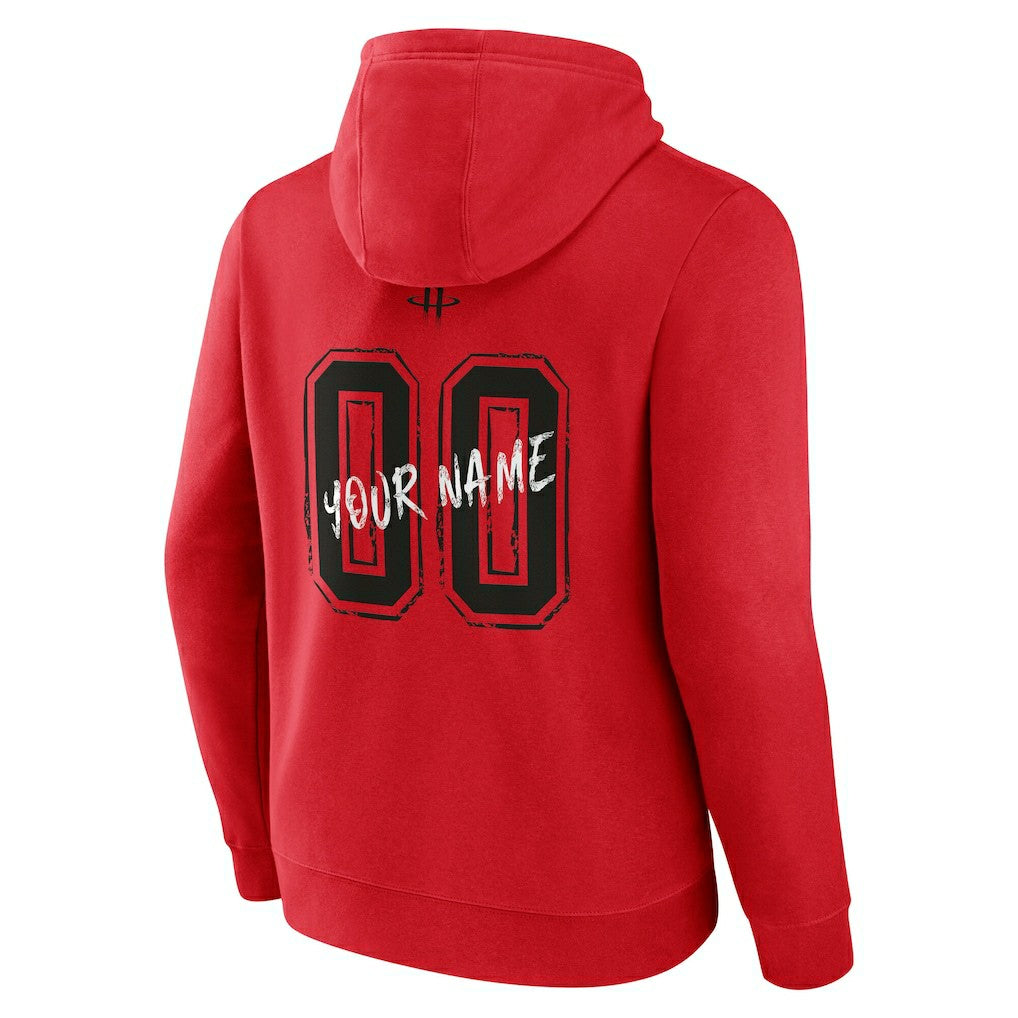 Houston Rockets Hustle Custom Pullover Hoodie sale - Red outlet
