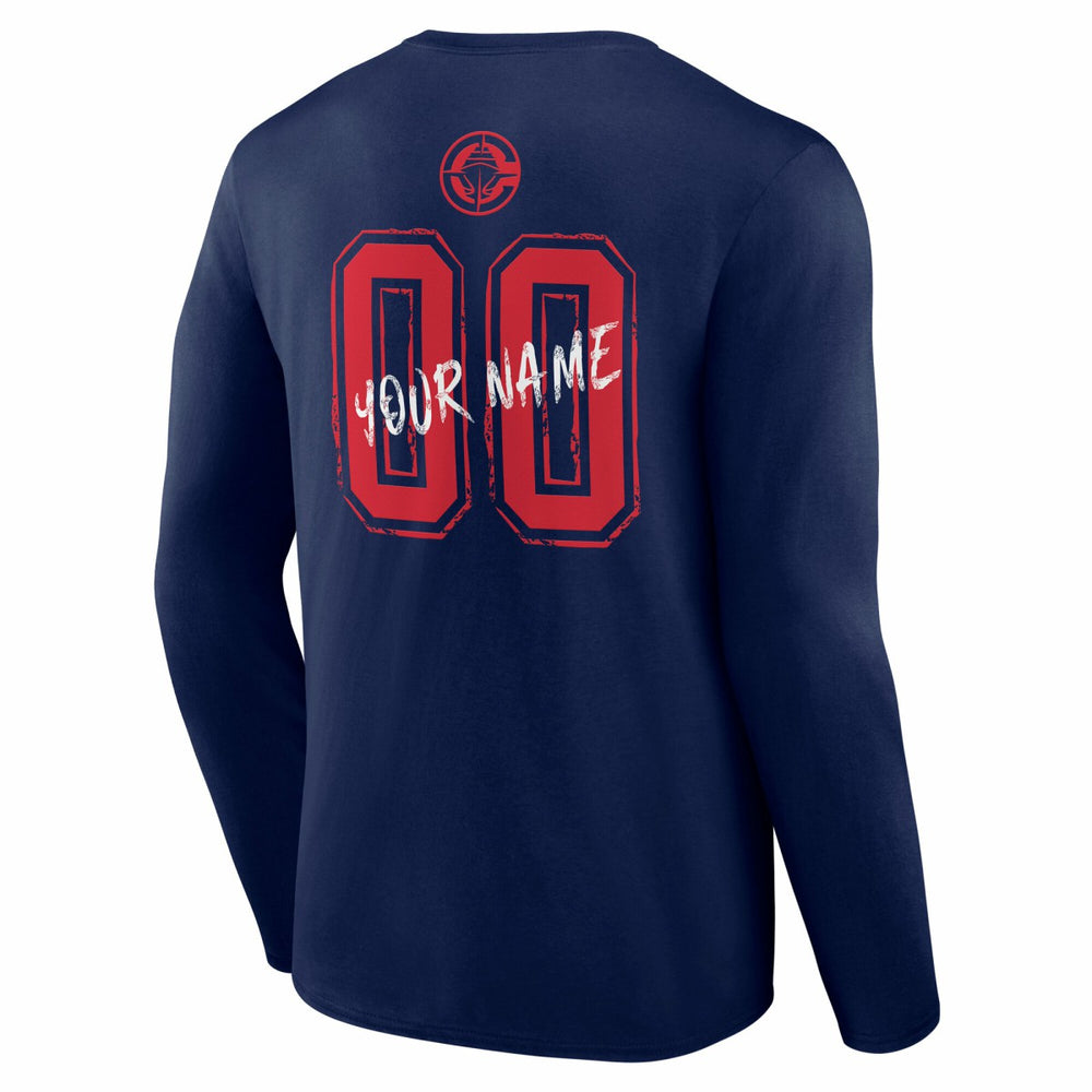 LA Clippers Hustle Custom Long Sleeve T-Shirt - Navy outlet