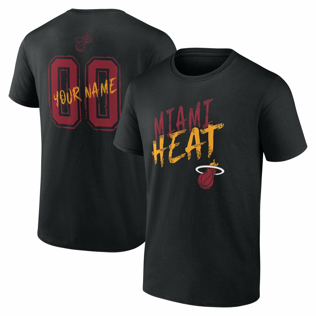 Miami Heat Hustle Custom T-Shirt - Black sale