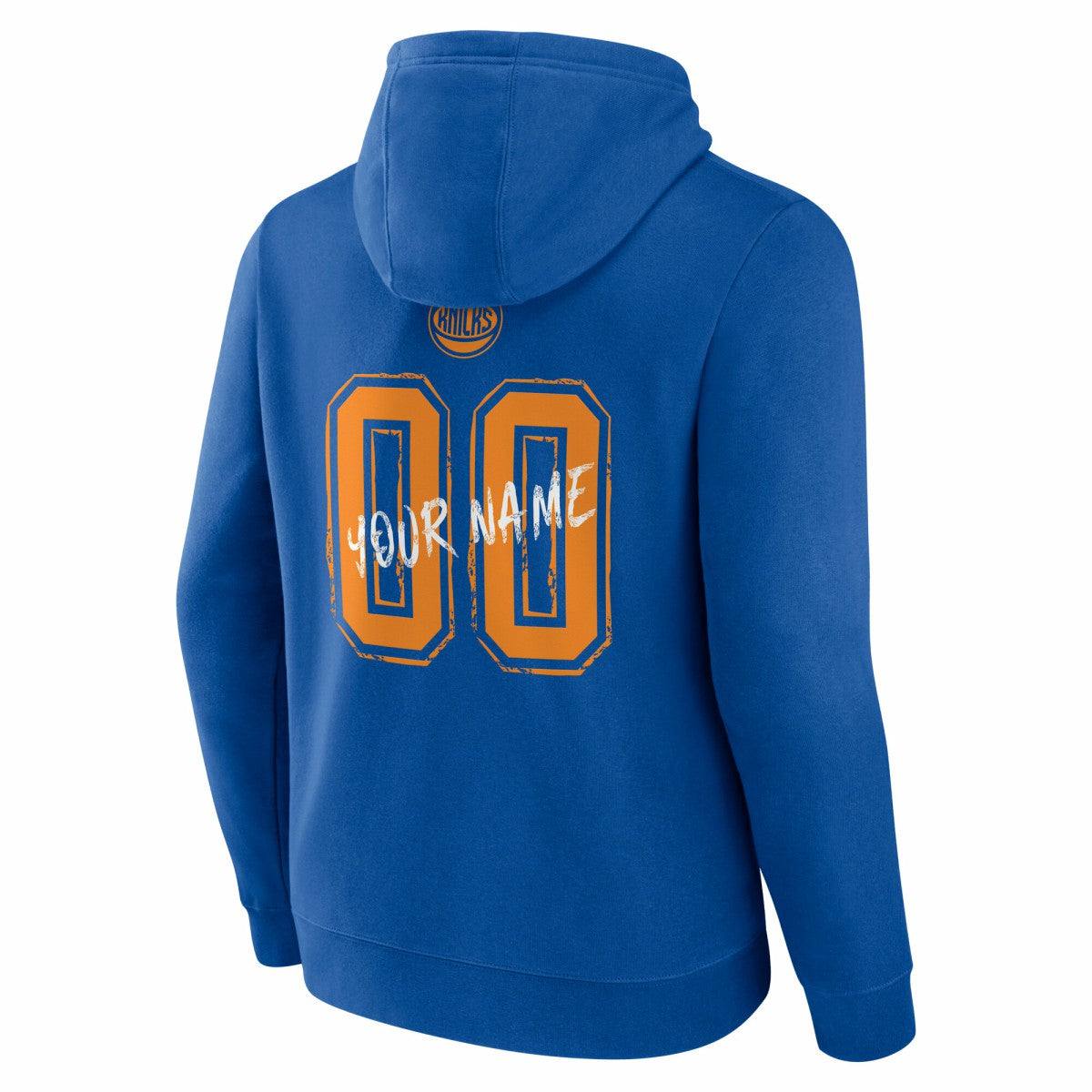 New York Knicks Hustle Custom Pullover Hoodie - Blue sale