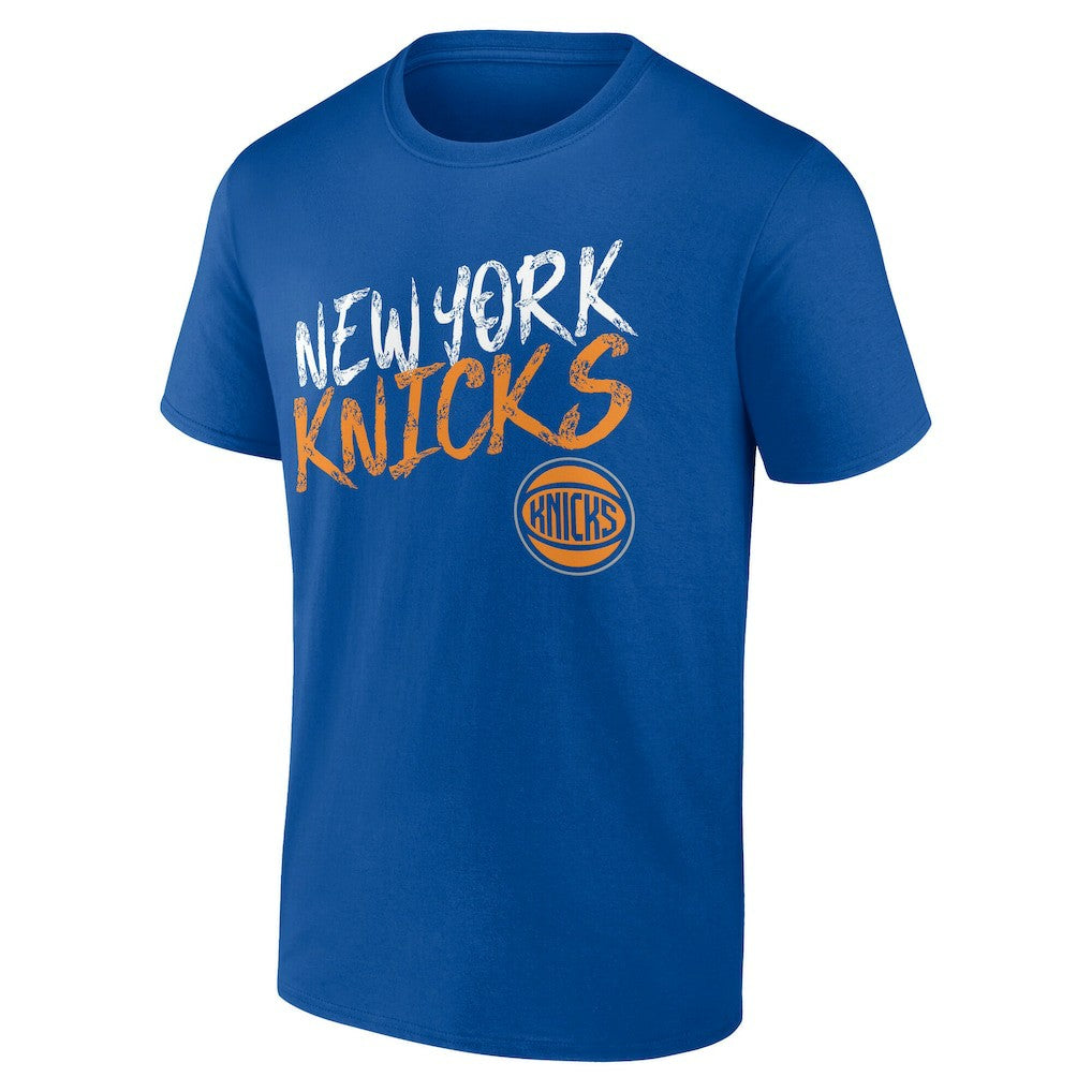 New York Knicks Hustle Custom T-Shirt - Blue online