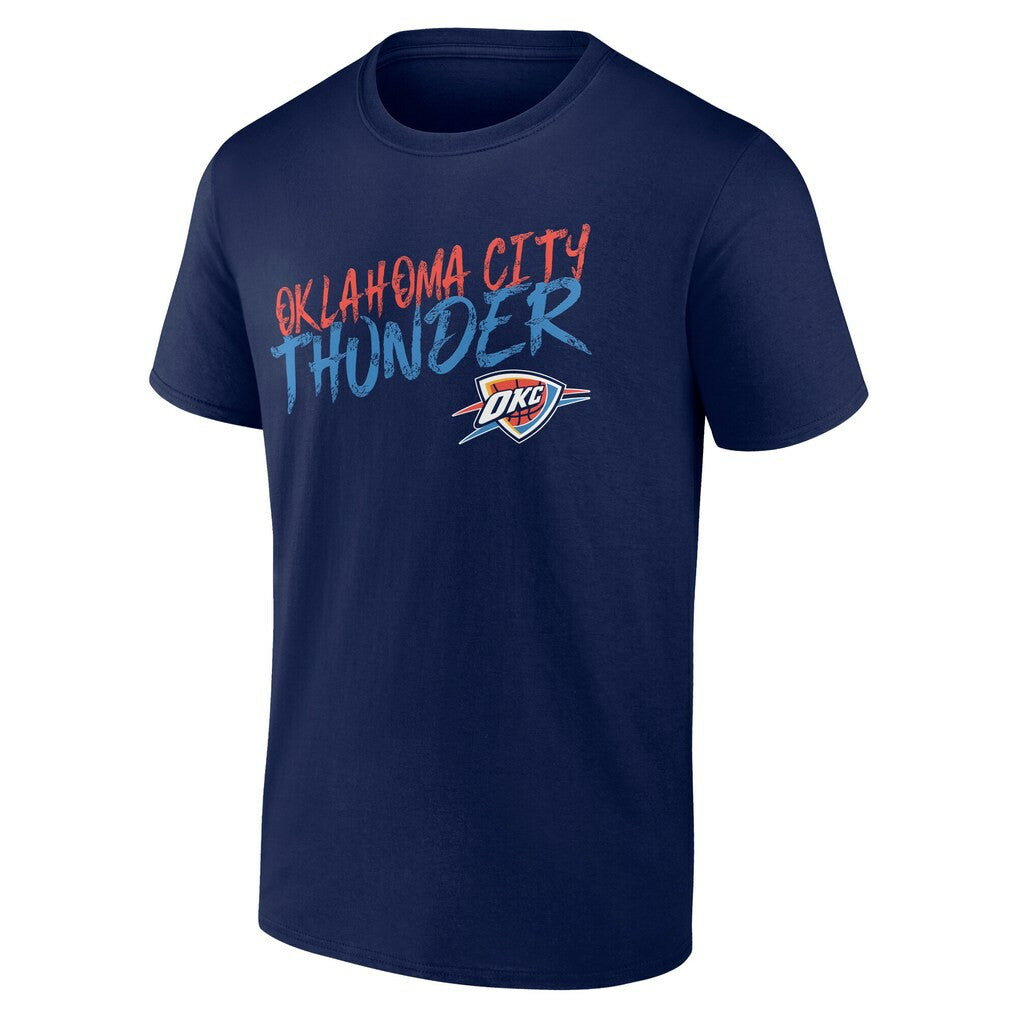 Oklahoma City Thunder Hustle Custom T-Shirt - Navy discount