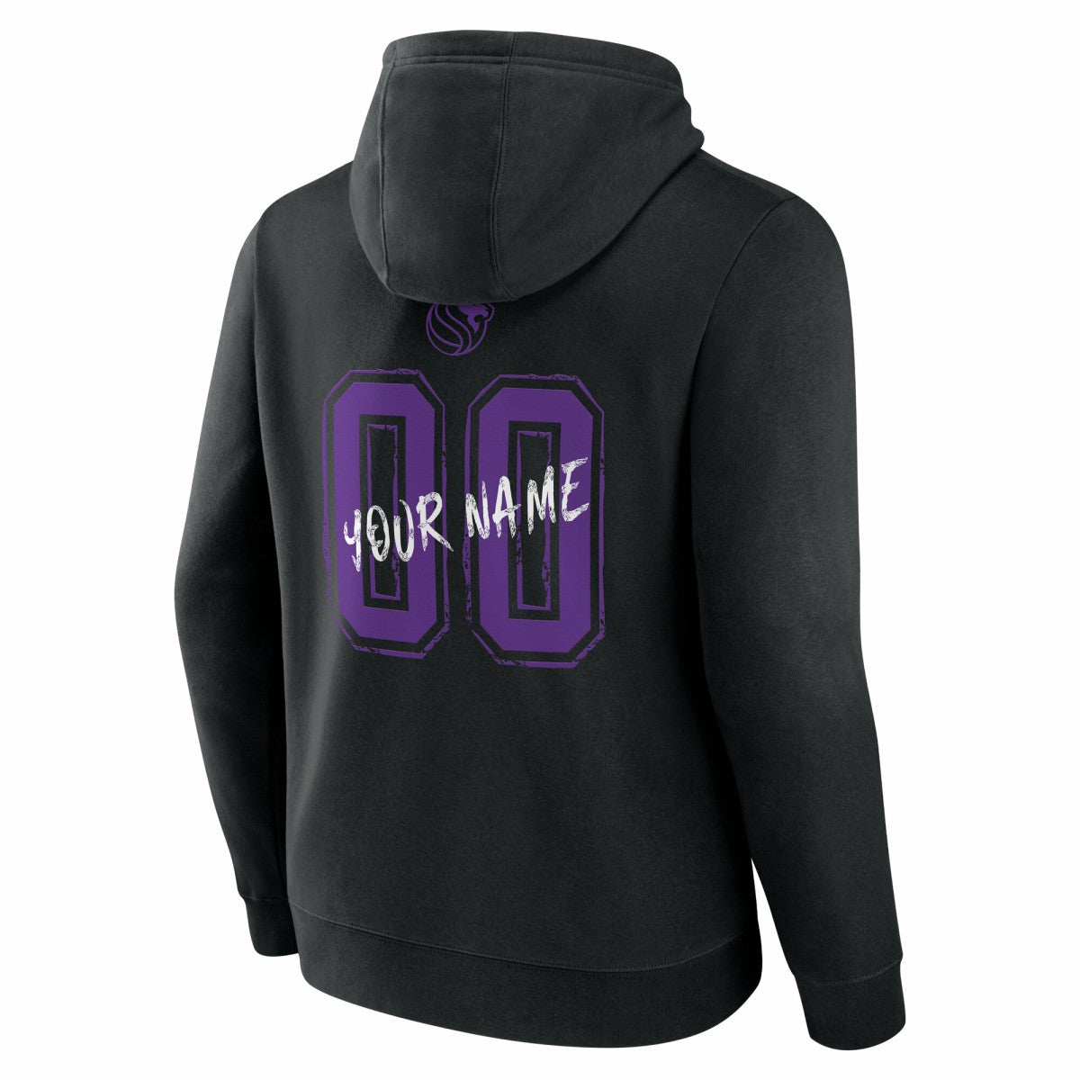 Sacramento Kings Hustle Custom Pullover Hoodie - Black outlet