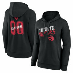 Toronto Raptors Women's Hustle Custom Pullover Hoodie - Black sale
