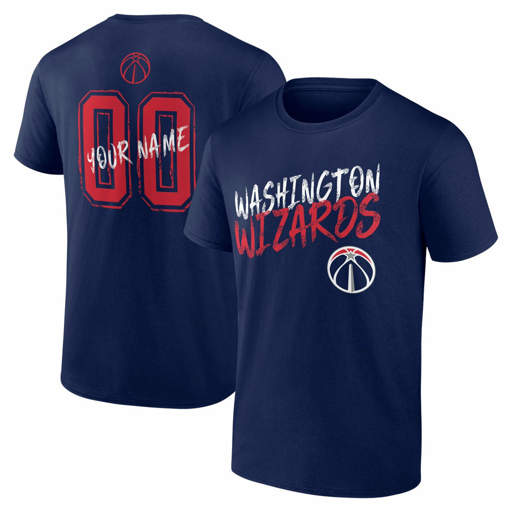 Washington Wizards Hustle Custom T-Shirt - Navy cheap