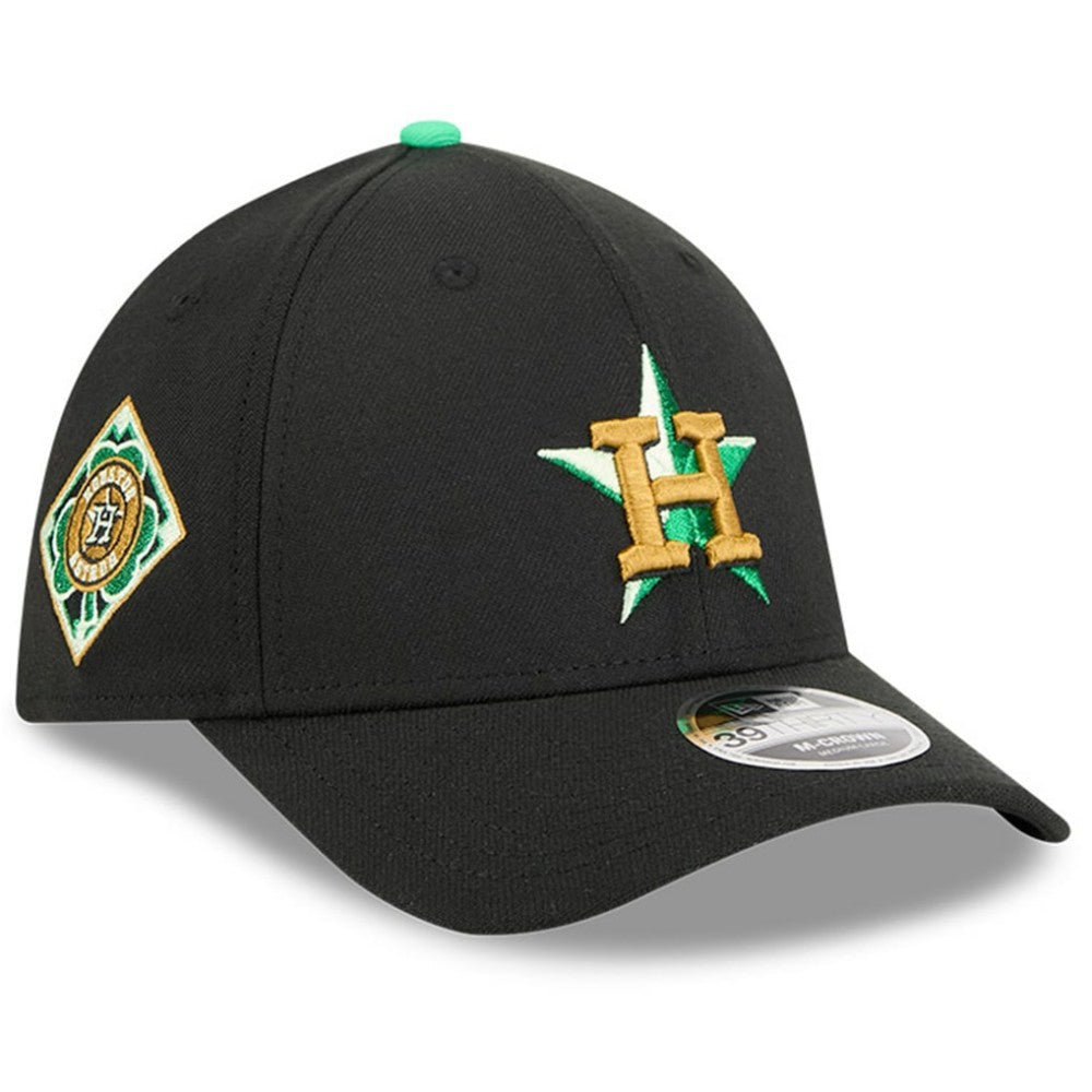 Houston Astros 2026 St. Patrick's Day 39THIRTY Flex Hat - Black | New Era