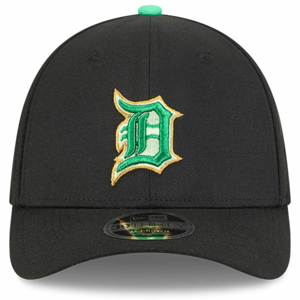 Detroit Tigers 2026 St. Patrick's Day 39THIRTY Flex Hat - Black | New Era