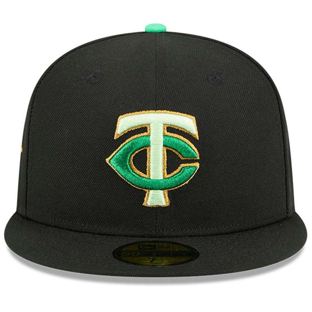 Minnesota Twins 2026 St. Patrick's Day 59FIFTY Fitted Hat - Black | New Era