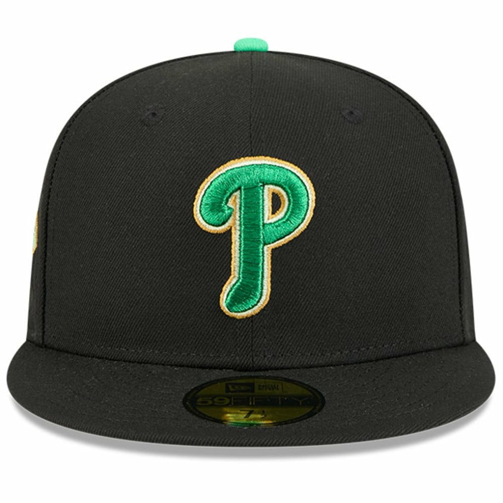 Philadelphia Phillies 2026 St. Patrick's Day 59FIFTY Fitted Hat - Black | New Era