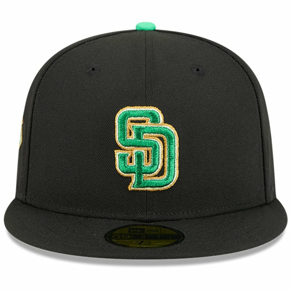 San Diego Padres 2026 St. Patrick's Day 59FIFTY Fitted Hat - Black | New Era