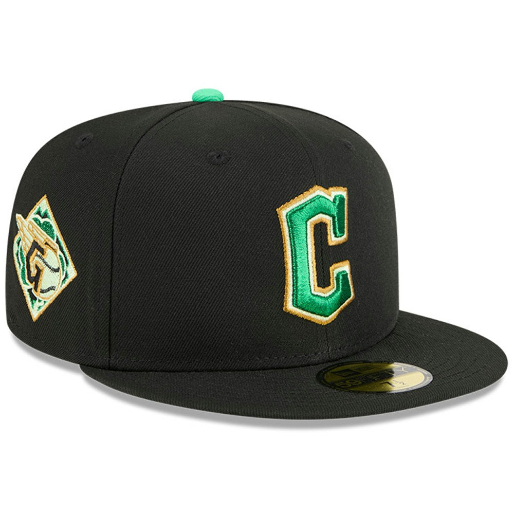 Cleveland Guardians 2026 St. Patrick's Day 59FIFTY Fitted Hat - Black | New Era