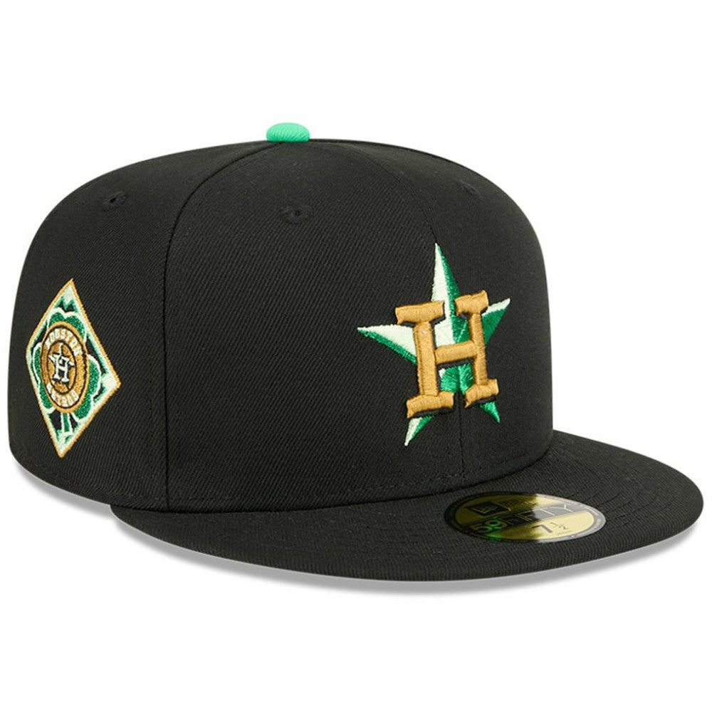 Houston Astros 2026 St. Patrick's Day 59FIFTY Fitted Hat - Black | New Era