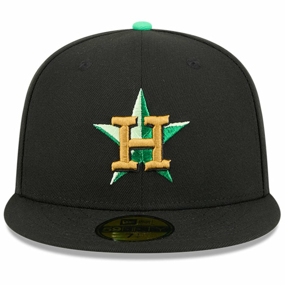 Houston Astros 2026 St. Patrick's Day 59FIFTY Fitted Hat - Black | New Era