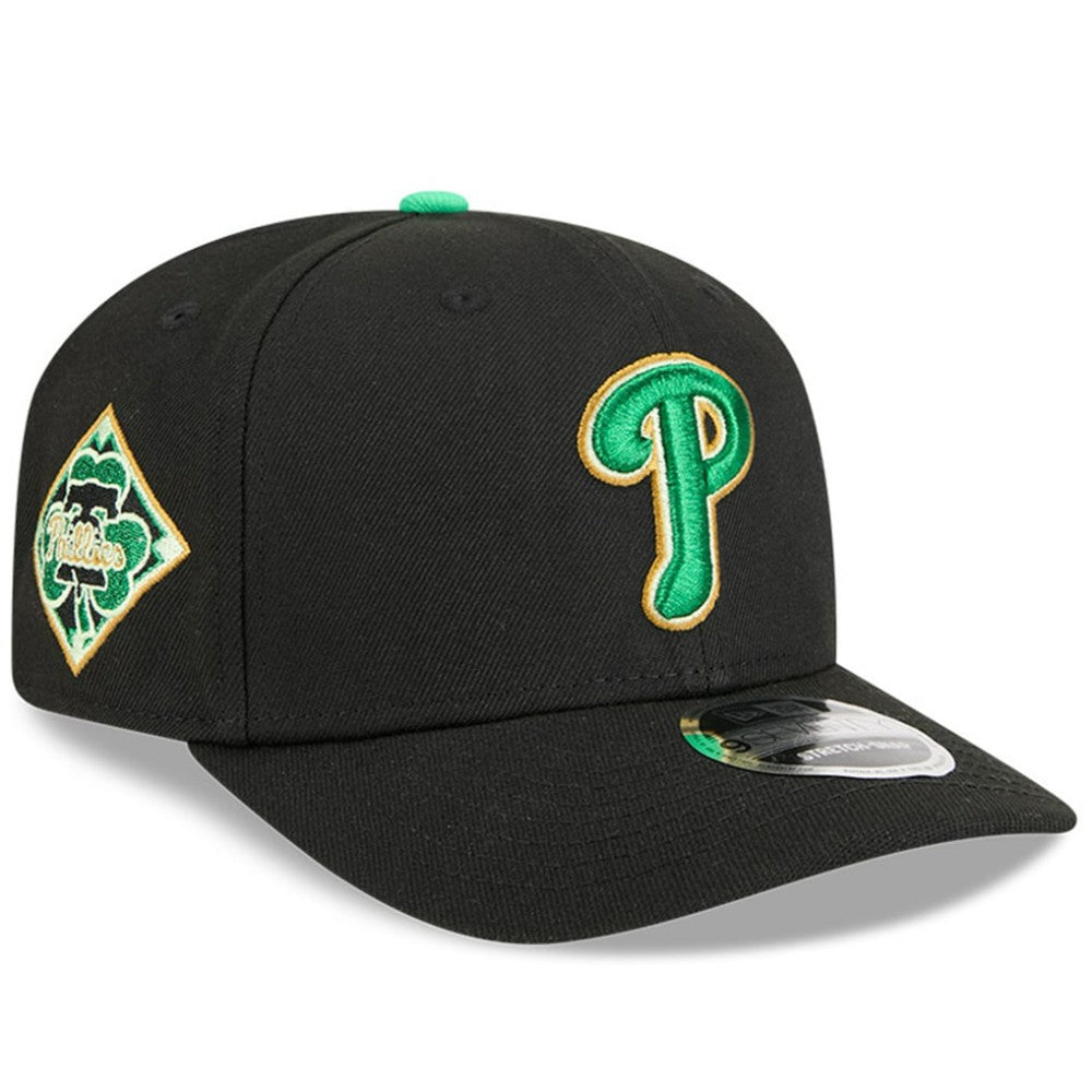 Philadelphia Phillies 2026 St. Patrick's Day 9SEVENTY Adjustable Hat - Black | New Era