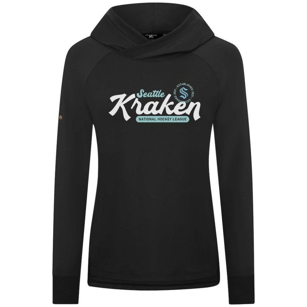 Seattle Kraken Levelwear Women's Slender Monument Raglan Pullover Hoodie