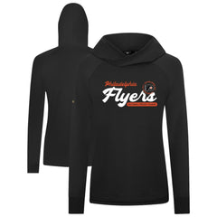Philadelphia Flyers Levelwear Women's Slender Monument Raglan Pullover Hoodie