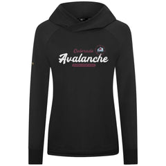 Colorado Avalanche Levelwear Women's Slender Monument Raglan Pullover Hoodie