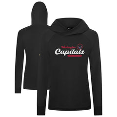 Washington Capitals Levelwear Women's Slender Monument Raglan Pullover Hoodie
