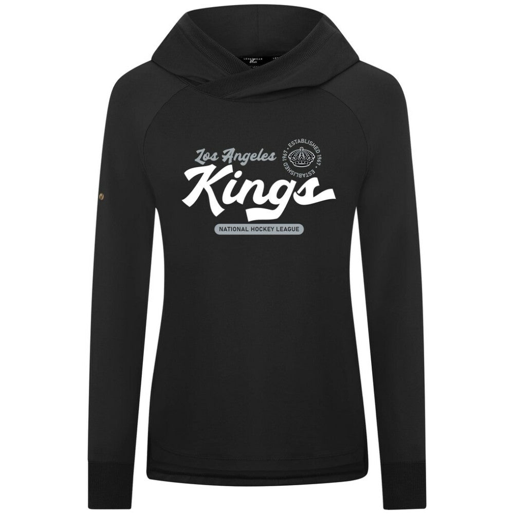 Los Angeles Kings Levelwear Women's Slender Monument Raglan Pullover Hoodie