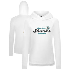 San Jose Sharks Levelwear Women's Slender Monument Raglan Pullover Hoodie