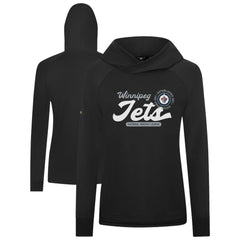 Winnipeg Jets Levelwear Women's Slender Monument Raglan Pullover Hoodie