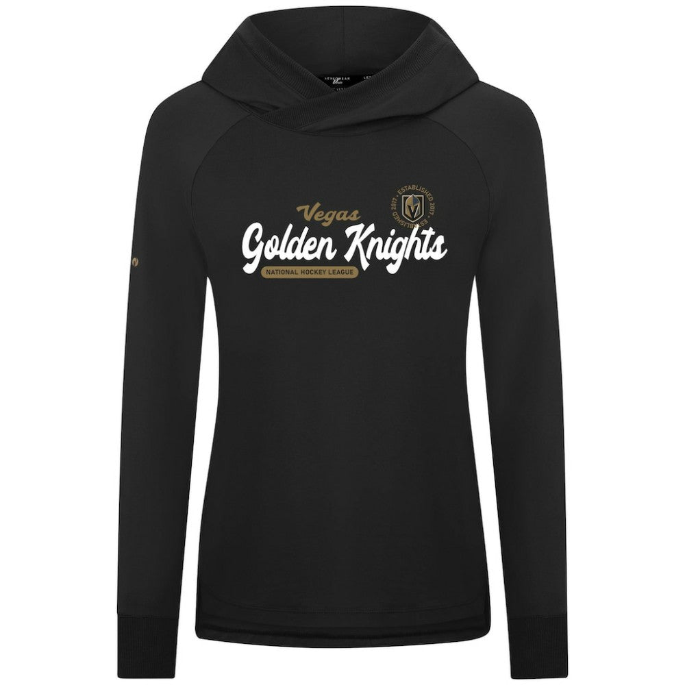 Vegas Golden Knights Levelwear Women's Slender Monument Raglan Pullover Hoodie