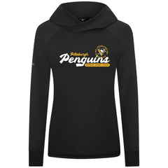 Pittsburgh Penguins Levelwear Women's Slender Monument Raglan Pullover Hoodie