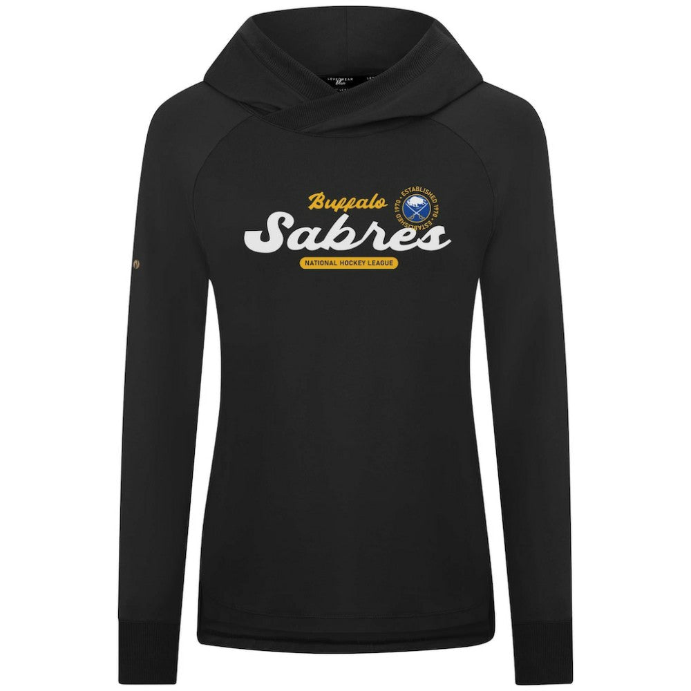 Buffalo Sabres Levelwear Women's Slender Monument Raglan Pullover Hoodie