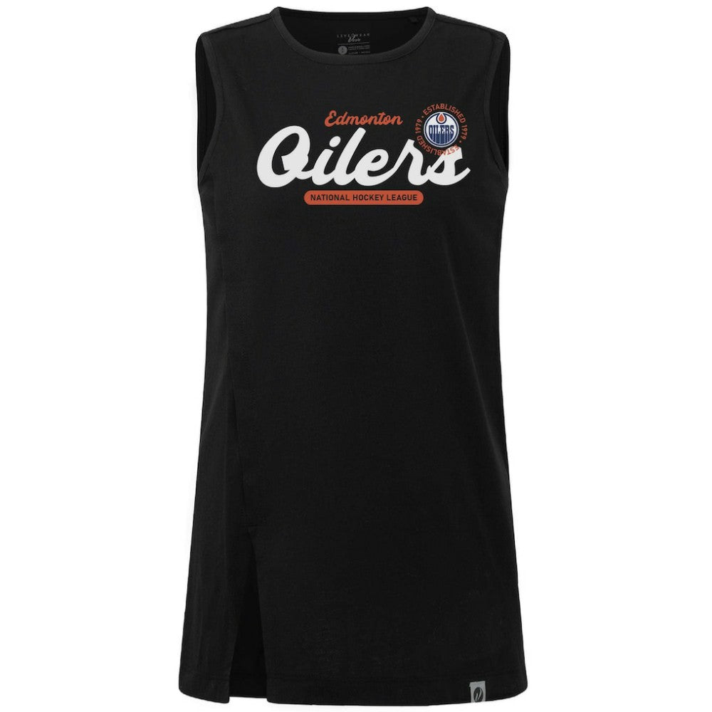 Edmonton Oilers Levelwear Women's Influx Monument Tank Top