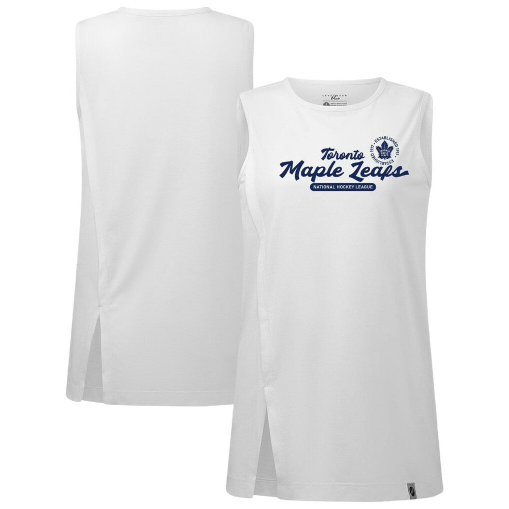 Toronto Maple Leafs Levelwear Women's Influx Monument Tank Top