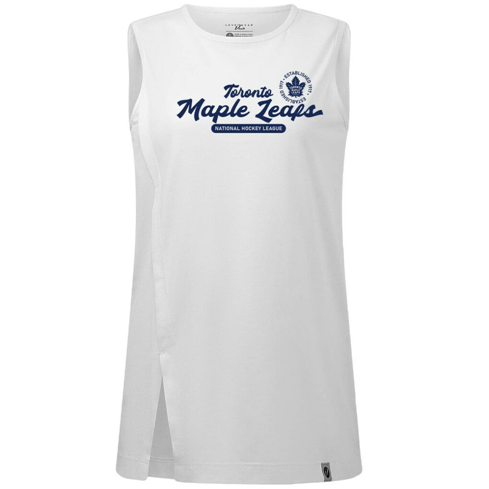 Toronto Maple Leafs Levelwear Women's Influx Monument Tank Top
